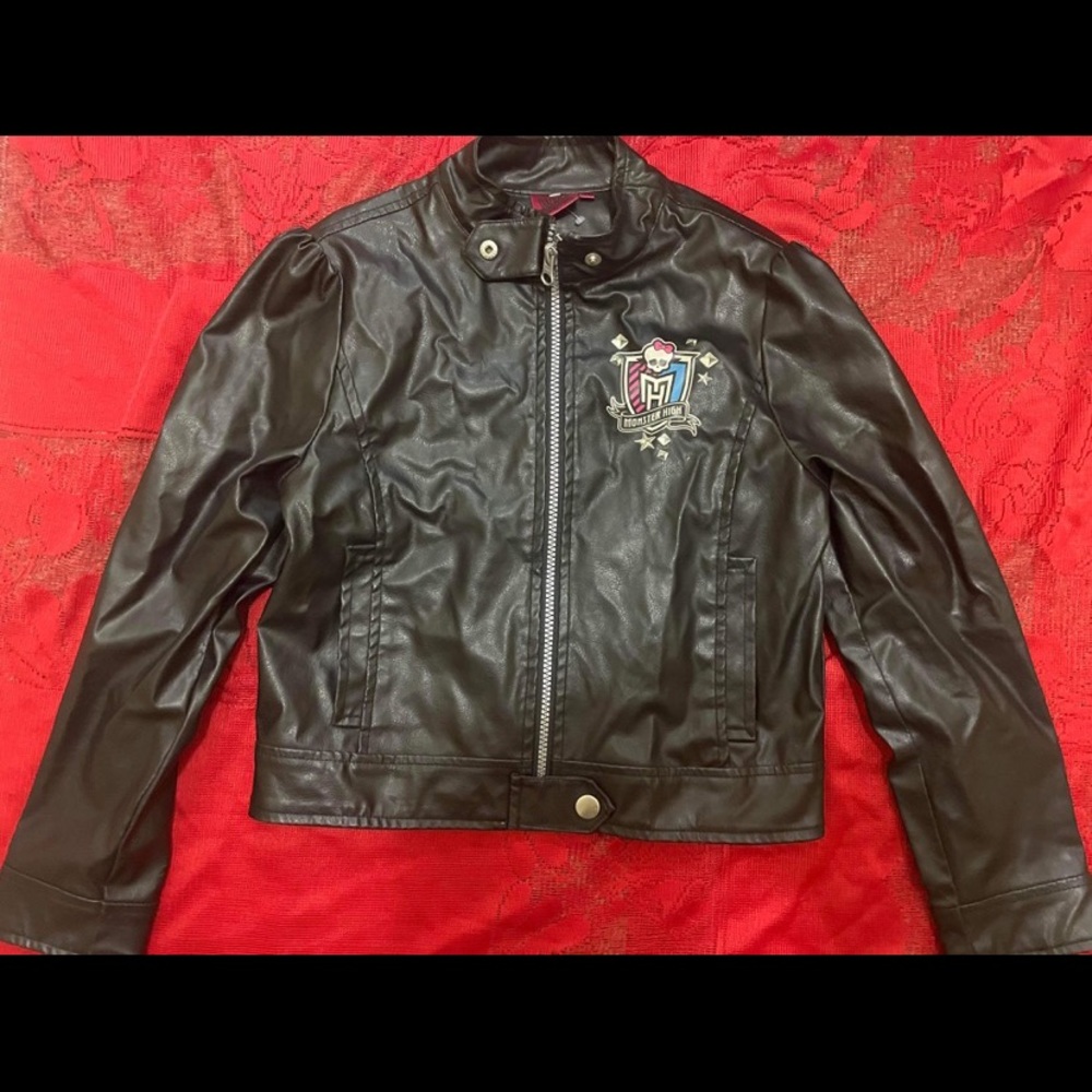 Girls Monster High Pleather jacket